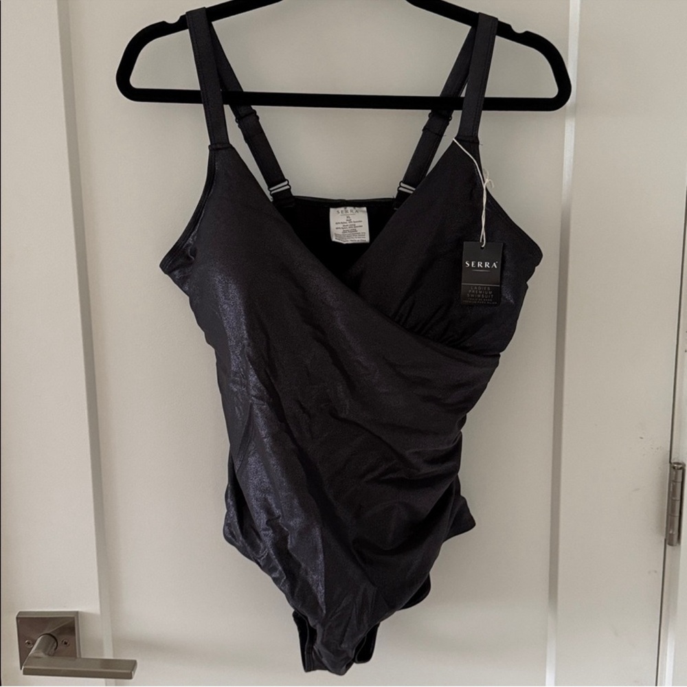 Serra Shimmering Black Women's swimsuit